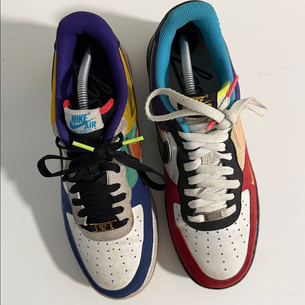 Nike Air Force 1 Colorful Edition Sneakers - Picture 5 of 8
